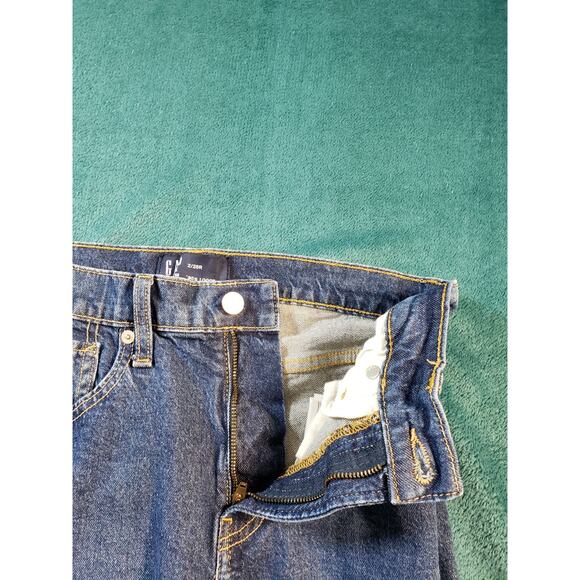 Gap Jeans Size 2 Womens Blue Stretch Denim Pants Mid Rise 90s Loose Straight - Picture 5 of 12